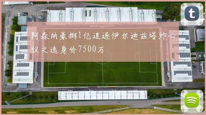 阿森纳豪掷1亿追逐伊尔迪兹塔帅心仪之选身价7500万