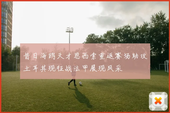 昔日海鸥天才恩西索重返赛场助攻土耳其现征战法甲展现风采